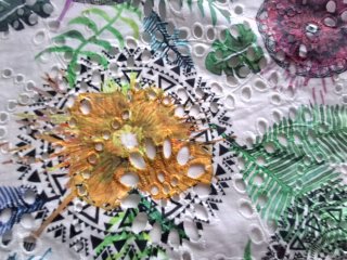 Vestido Desigual Blanco Multicolor