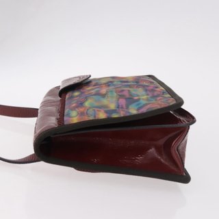Miu Miu Shoulder Bag Leather Red Auth 182689 -