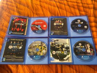 Lote 4 Juegos FIFA PS4