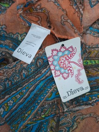 Foulard Dieva Multicolor Naranja