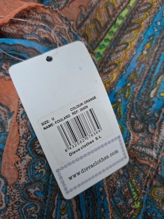 Foulard Dieva Multicolor Naranja