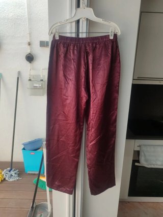 Pantalón mujer granate talla 48
