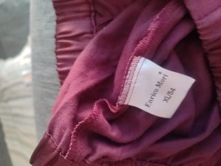 Pantalón mujer granate talla 48