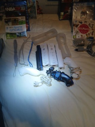 Nintendo Wii Blanca con juegos
