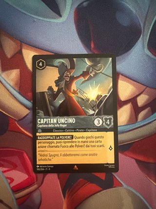 Capitan Uncino - Disney Lorcana Carta