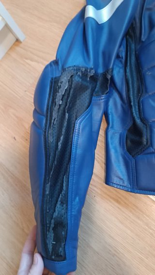 Chaqueta moto Capitán América