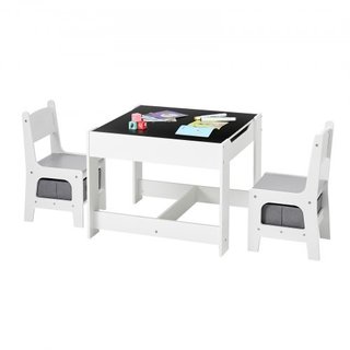 Juego de Mesa y 2 Sillas para Niños, Juego de Mesa