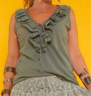 Blusa Nunu Santander Talla Única Verde Oliva