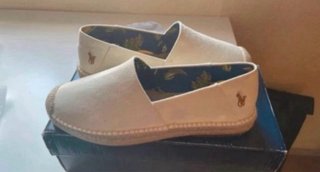 Alpargatas Polo Ralph Lauren crema