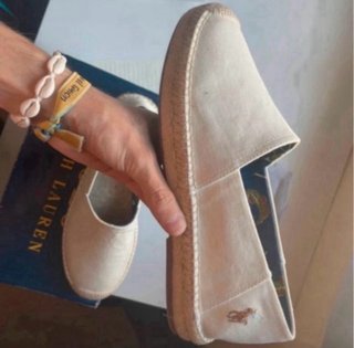Alpargatas Polo Ralph Lauren crema