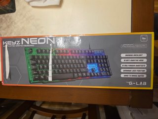 Teclado Gaming The G-LAB KEYZ Neon