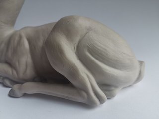 CIERVA FIGURA DE PORCELANA