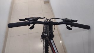 Bicicleta Montaña 24" Negra y Roja