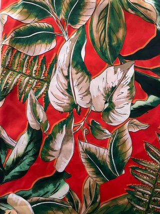 Camiseta tirantes Mango estampado tropical
