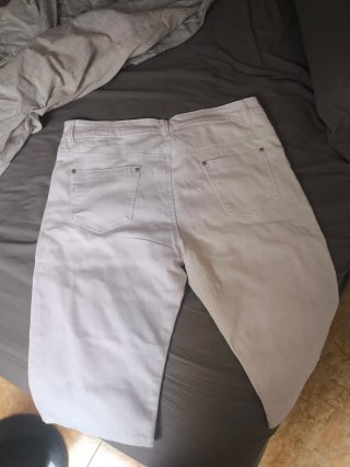 Pantalón blanco capri