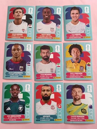 Pack 27 Stikers/Cromos Panini Mundial 2026