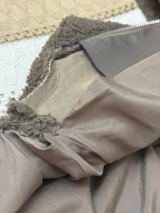 Chaqueta borreguito marrón