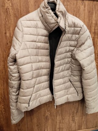 Plumas Zara Beige Talla 44 XL Sin Estrenar