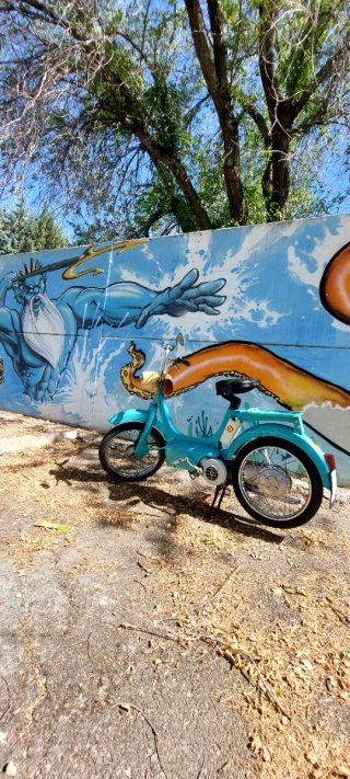 Vespino Brisa Azul - Moto Clásica