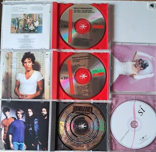CDs Springsteen, Soundgarden, Julieta Venegas