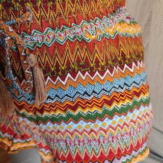 Pantalón corto estampado étnico XL