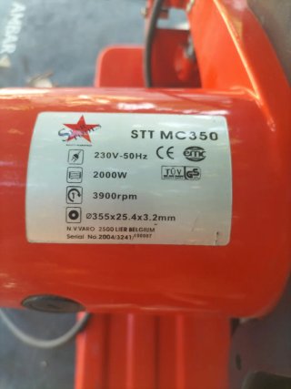 Sierra Cortar Hierro Profesional