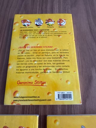 Colección de tres libros de Geronimo Stilton