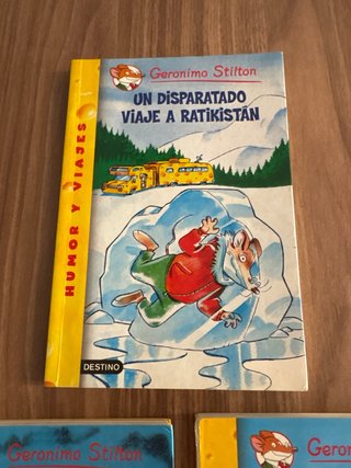 Colección de tres libros de Geronimo Stilton