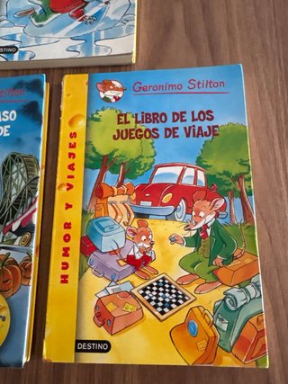 Colección de tres libros de Geronimo Stilton