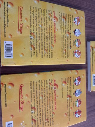 Colección de tres libros de Geronimo Stilton