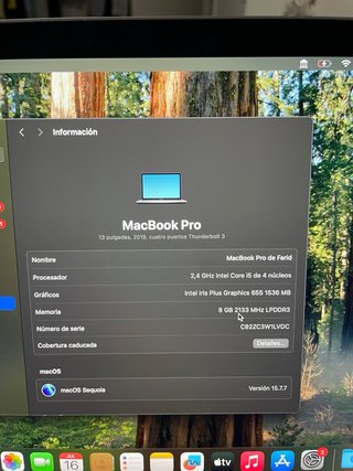 MacBook Pro Touch Bar 13" 2019 (prezzo negoziabile)