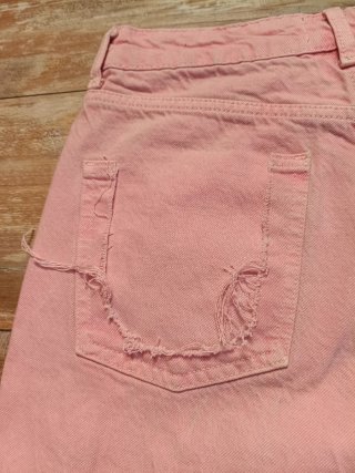 Shorts rosa denim Zara