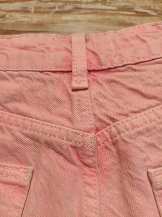 Shorts rosa denim Zara