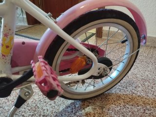 Bicicleta infantil B'TWIN rosa