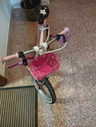 Bicicleta infantil B'TWIN rosa