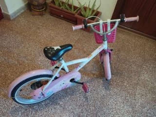Bicicleta infantil B'TWIN rosa