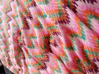 Falda larga Naf Naf verano estampado zig-zag