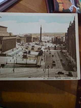 Cartolina Liverpool 1950 St. George's Square
