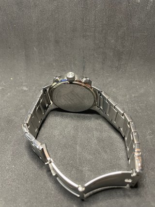 Reloj Tommy Hilfiger Negro y Plateado