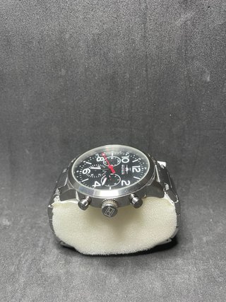 Reloj Tommy Hilfiger Negro y Plateado