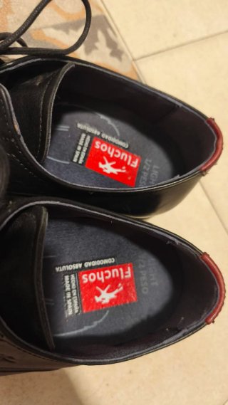 Zapatos de vestir de piel negros talla 40