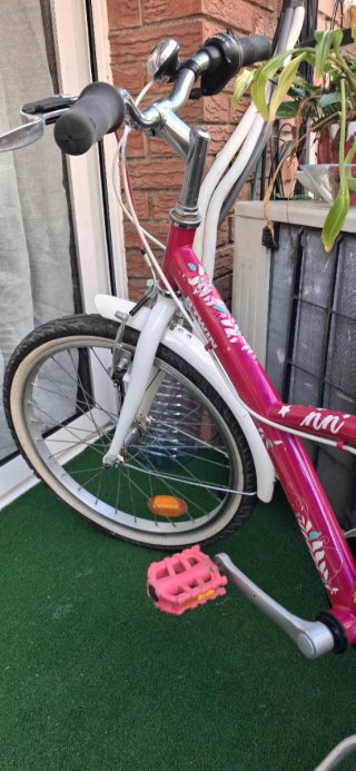 Bicicleta infantil rosa