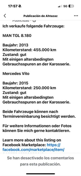 Mercedes Vito y MAN TGL