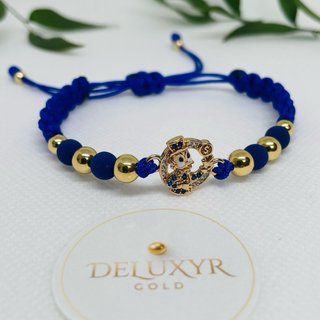 Pulsera Oro Laminado 18K Tío Rico Zircones