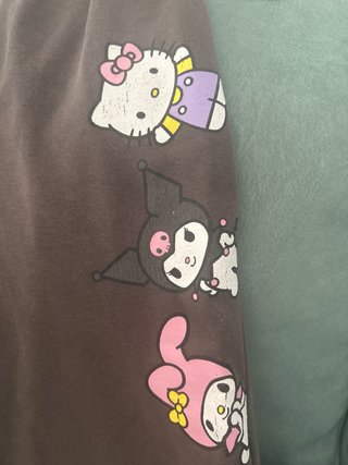 Pantalones Hello Kitty Grises con Estampado 146 cm