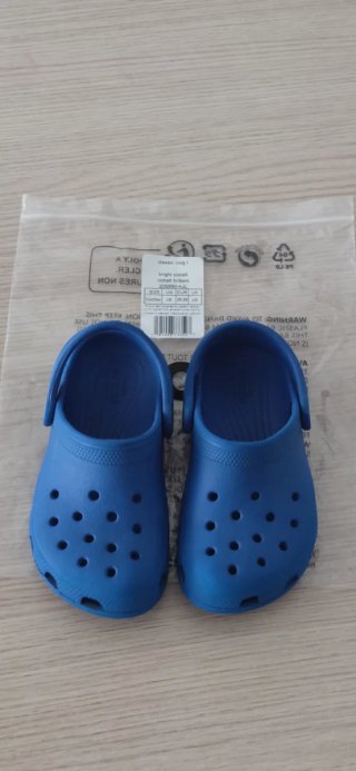 Zuecos Crocs Azules Talla 25-26