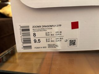 Zapatillas de atletismo pista ZOOMX DRAGONFLY 2 FP