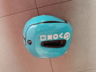 Casco bici infantil azul