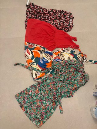 4 vestidos mujer talla 36-s