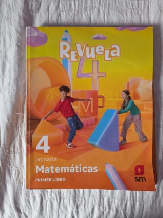 Libro de matemáticas revuela 4 de primaria .